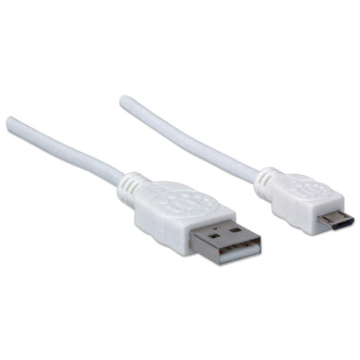 EAN 0766623324069 - Manhattan 324069 cable USB USB 2.0 1,8 m USB A Micro-USB B Blanco imagen 2