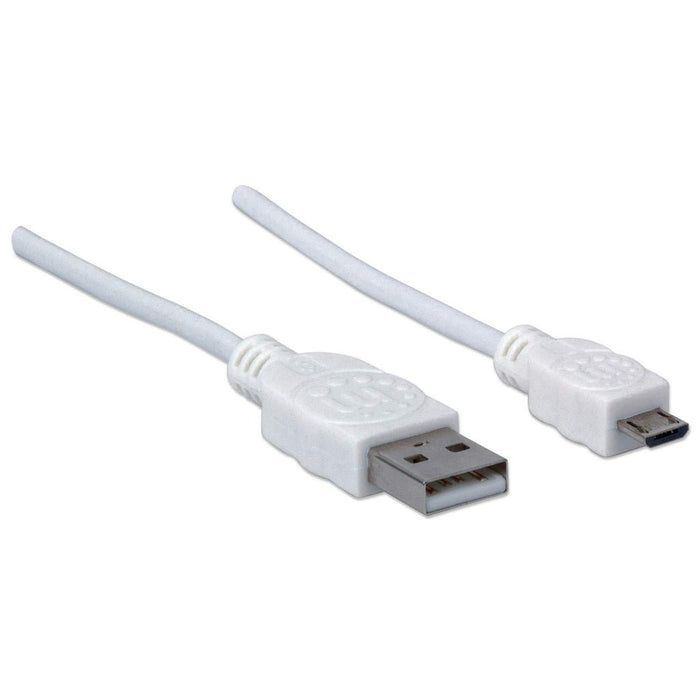 EAN 0766623323987 - Manhattan 323987 cable USB USB 2.0 1 m USB A Micro-USB B Blanco imagen 2