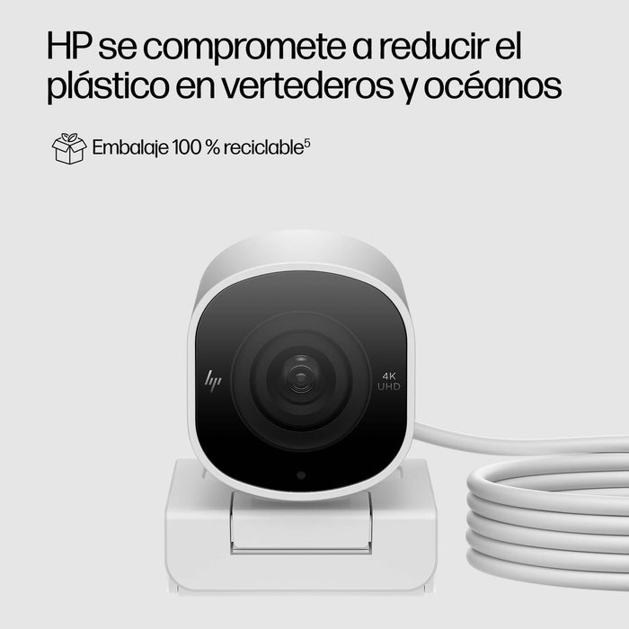 EAN 0196548527304 - HP 960 4K Streaming Webcam cámara web 8 MP 3840 x 2160 Pixeles USB Plata imagen 24