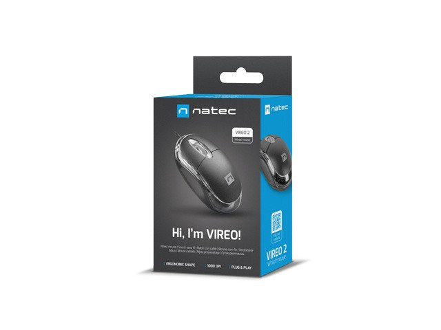 EAN 5901969437225 - NATEC Vireo 2 ratón Oficina USB tipo A Óptico 1000 DPI imagen 10