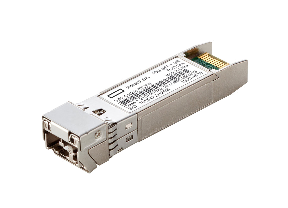 EAN 0190017566955 - HPE Aruba Networking Networking Instant On 10G SFP+ LC SR 300m OM3 MMF Transceiver red modulo transceptor imagen 1