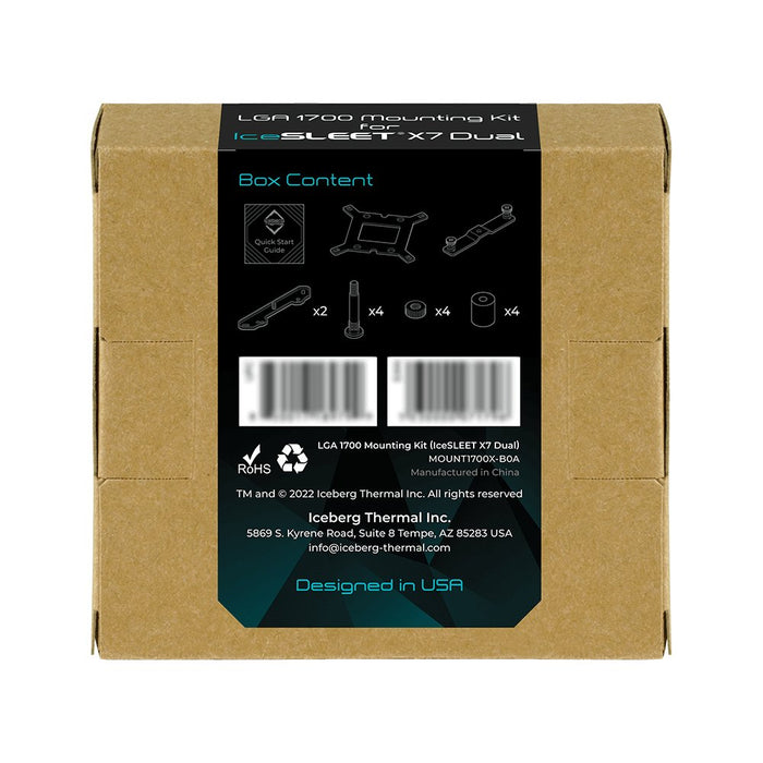 EAN 1230000071819 - Iceberg Thermal MOUNT1700X-B0A accesorio o pieza de sistema de refrigeración para ordenador Kit de montaj imagen 7