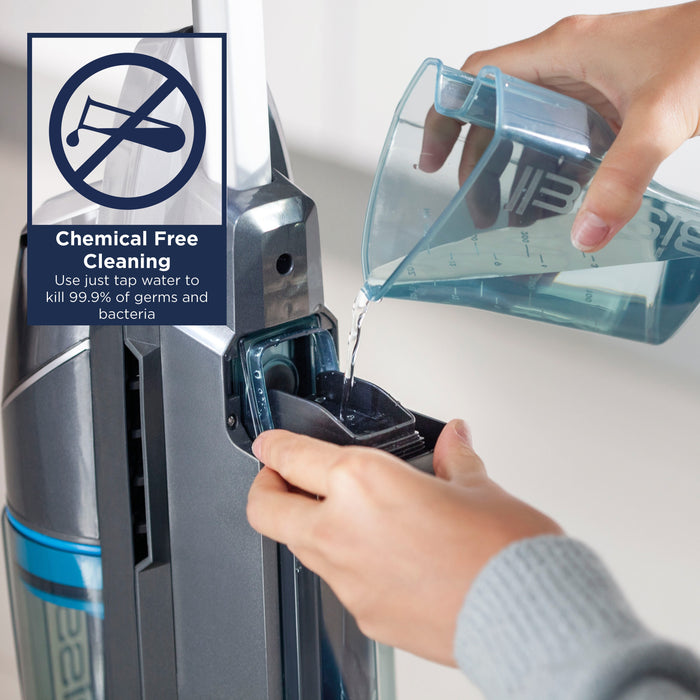 EAN 11120235340 - Bissell Vac & Steam Fregona a vapor 1,35 L 1600 W Azul, Titanio imagen 3