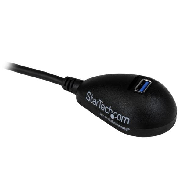 EAN 0065030857666 - StarTech.com USB3SEXT5DKB cable USB USB 3.2 Gen 1 (3.1 Gen 1) USB A Negro imagen 2