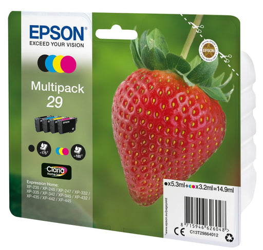 EAN 8715946626055 - Epson Strawberry C13T29864022 cartucho de tinta 1 pieza(s) Original Negro, Cian, Magenta, Amarillo imagen 2
