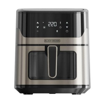 EAN 8432406730076 - Black & Decker BXAF6500E Sencillo 6,5 L Independiente 1600 W Freidora baja en grasa Negro, Gris imagen 1