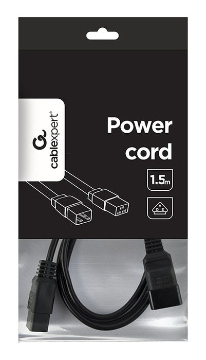 EAN 8716309079945 - Gembird PC-189-C19 cable de transmisión Negro 1,5 m C19 acoplador C20 acoplador imagen 4