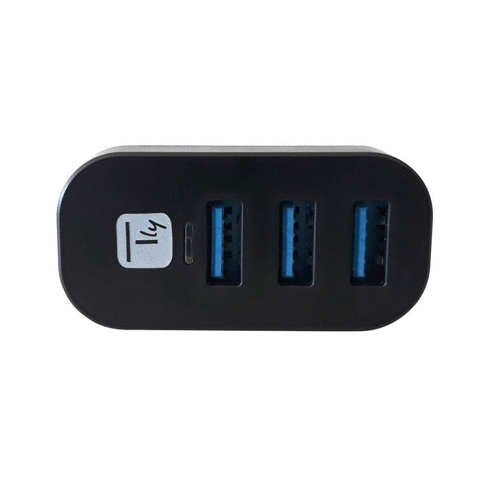 EAN 8059018361766 - Techly IUSB3-HUB3-ROTB hub de interfaz USB 3.2 Gen 1 (3.1 Gen 1) Type-A 5000 Mbit/s Negro imagen 9