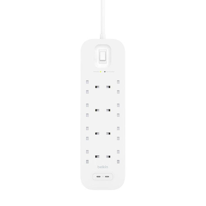 EAN 0745883855667 - Belkin Connect Blanco 8 salidas AC 2 m imagen 2