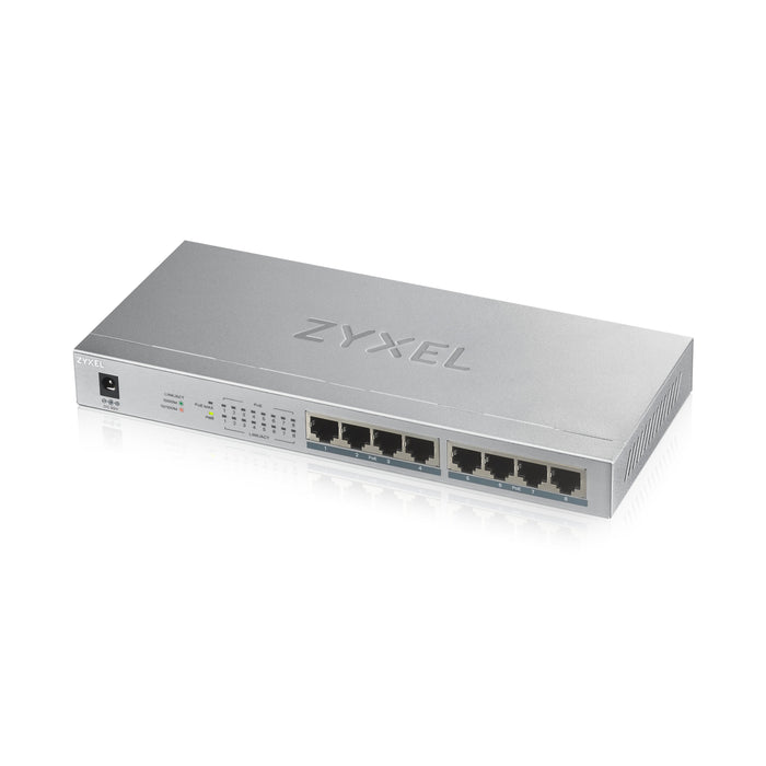 EAN 4718937604135 - Zyxel GS1008HP No administrado Gigabit Ethernet (10/100/1000) Energía sobre Ethernet (PoE) Gris imagen 1