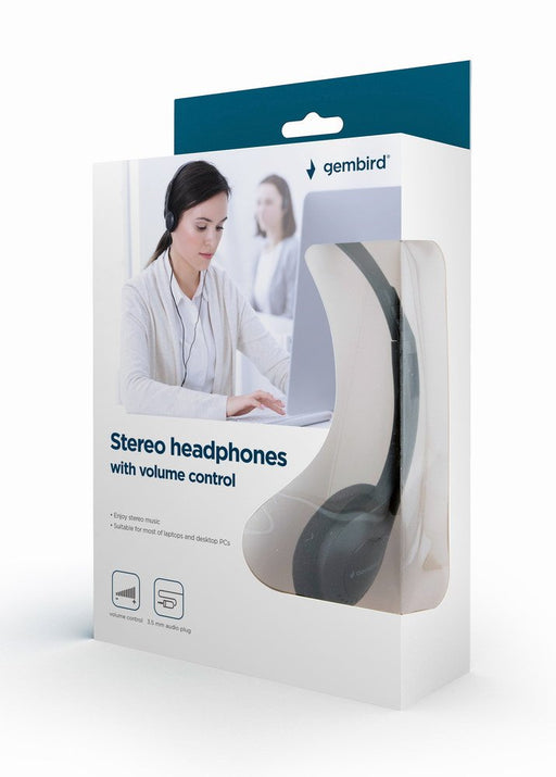 EAN 8716309080323 - Gembird MHP-123 auricular y casco Auriculares Alámbrico Diadema Música Negro imagen 2