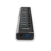 EAN 4002888433709 - Lindy 43370 hub de interfaz USB 3.2 Gen 1 (3.1 Gen 1) Type-B 5000 Mbit/s Negro imagen 3