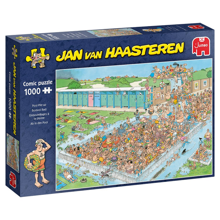 EAN 8710126200391 - Jan van Haasteren Pool Pile-Up 1000 pcs Puzzle rompecabezas 1000 pieza(s) Dibujos imagen 1