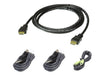 EAN 4719264647116 - ATEN 2L-7D02UHX4 cable para video, teclado y ratón (kvm) Negro imagen 1