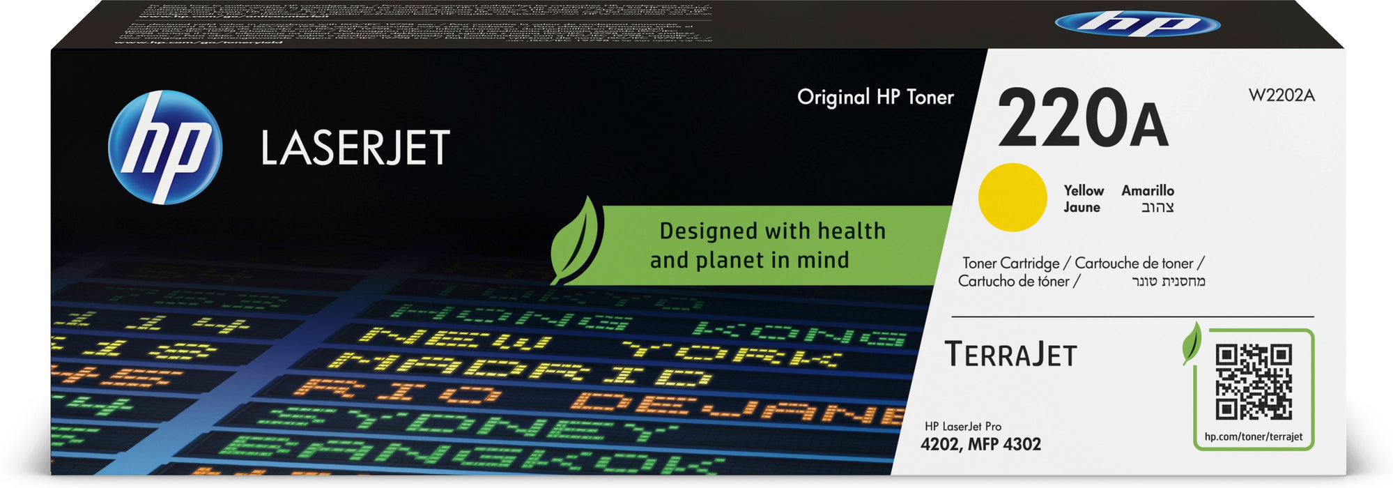 EAN 0193808760273 - HP 220A Ylw LaserJet Toner Cartridge cartucho de tóner 1 pieza(s) imagen 1