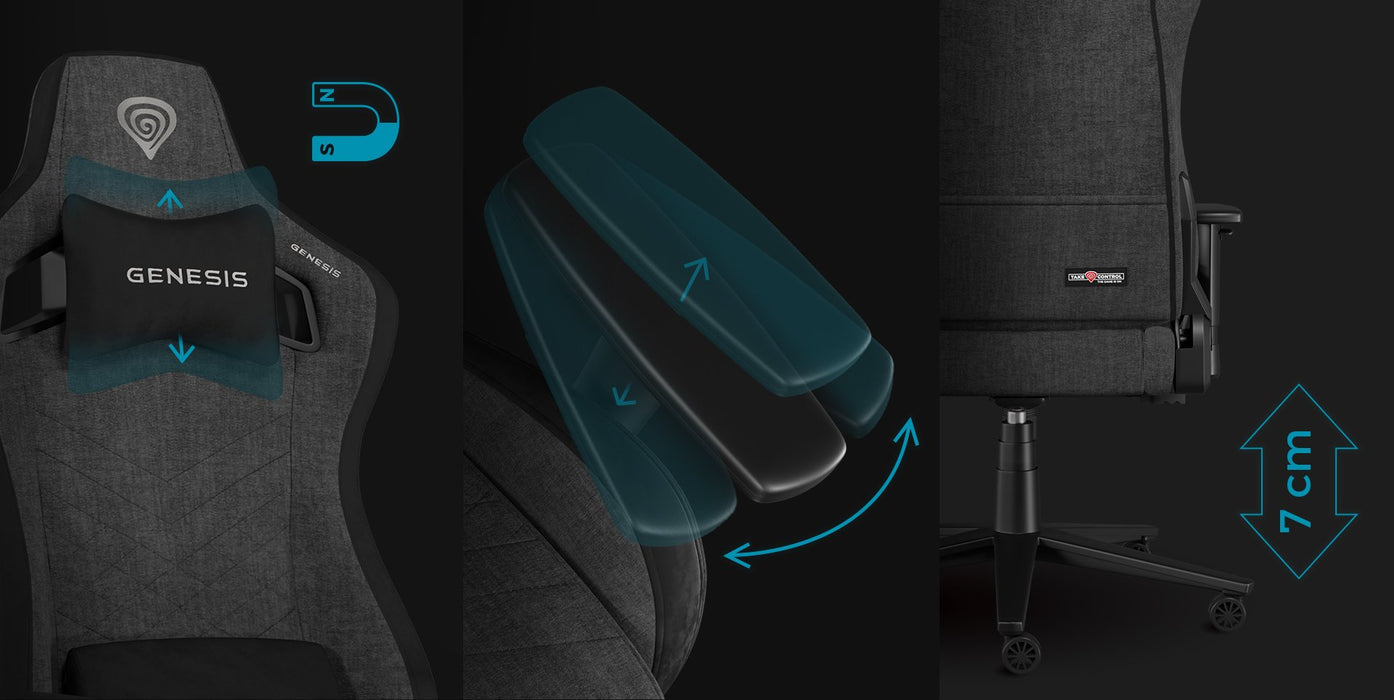 EAN 5901969445596 - GENESIS NFG-2244 silla para videojuegos Silla para videojuegos de PC Asiento acolchado imagen 8