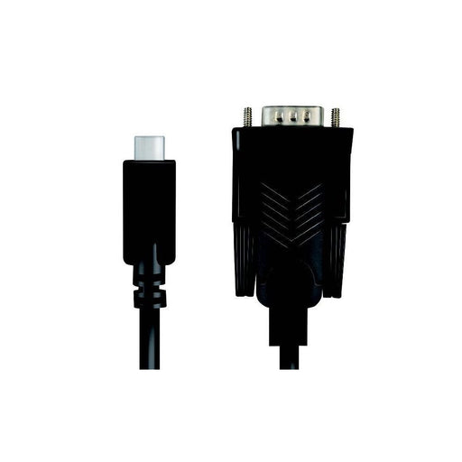 EAN 4052792067774 - LogiLink AU0051A adaptador de cable de vídeo 1,2 m USB C VGA (D-Sub) Negro imagen 2