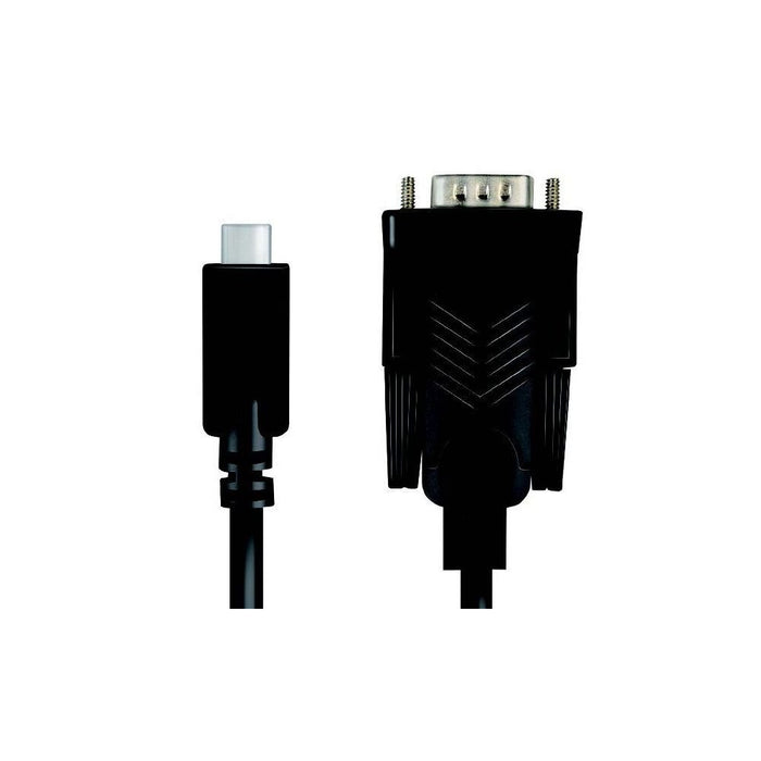 EAN 4052792067774 - LogiLink AU0051A adaptador de cable de vídeo 1,2 m USB C VGA (D-Sub) Negro imagen 2