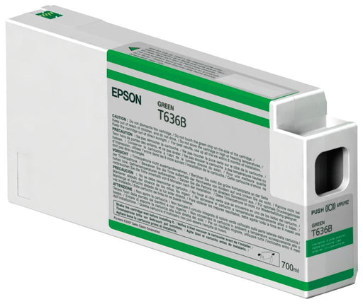 EAN 0010343870802 - Epson Singlepack Green T636B00 UltraChrome HDR 700 ml cartucho de tinta 1 pieza(s) Original imagen 1