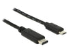 EAN 4043619833337 - DeLOCK 0.5m, USB2.0-C/USB2.0 Micro-B cable USB 0,5 m Micro-USB B USB C Negro imagen 1
