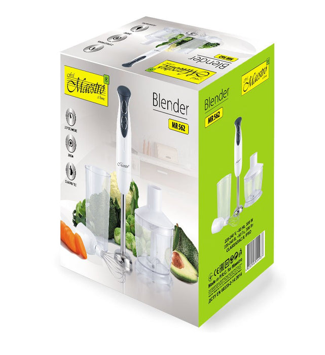 EAN 4820096554937 - Feel Maestro MR562 licuadora Batidora de vaso 300 W Negro, Blanco imagen 5