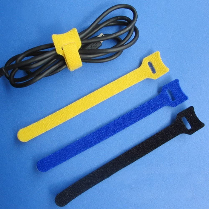 EAN 8051128109528 - Techly 109528 presilla Soporte de sujeción de cables Velcro Multicolor 10 pieza(s) imagen 9