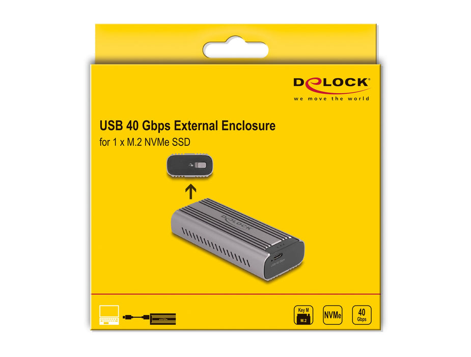 EAN 4043619420292 - DeLOCK 42029 caja para disco duro externo Caja externa para unidad de estado sólido (SSD) Negro, Gris imagen 6
