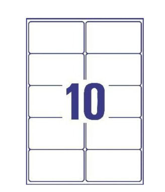 EAN 5014702005169 - Avery L7173-100 etiqueta para dirección Etiqueta autoadhesiva Blanco imagen 3