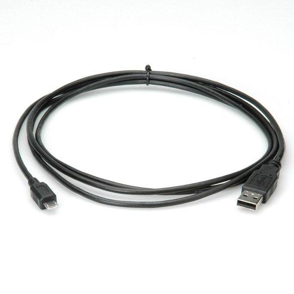 EAN 7611990193844 - ROLINE 11.02.8755 cable USB USB 2.0 3 m USB A Micro-USB B Negro imagen 2