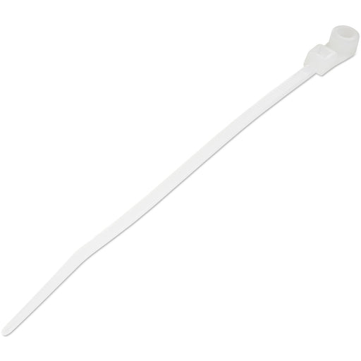 EAN 0065030890571 - StarTech.com CBMZTS10N4 presilla Brida reutilizable Nylon, Plástico Blanco 100 pieza(s) imagen 1
