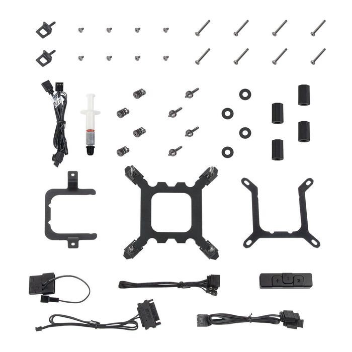 EAN 4710679817699 - Silverstone NovaPeak 240 ARGB Procesador Kit de refrigeración líquida 12 cm Negro 1 pieza(s) imagen 12