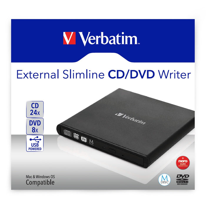 EAN 0023942989387 - Verbatim Slimline CD/DVD unidad de disco óptico DVD-RW Negro imagen 4