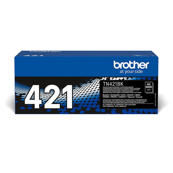 EAN 4977766771535 - Brother TN-421BK cartucho de tóner 1 pieza(s) Original Negro imagen 1
