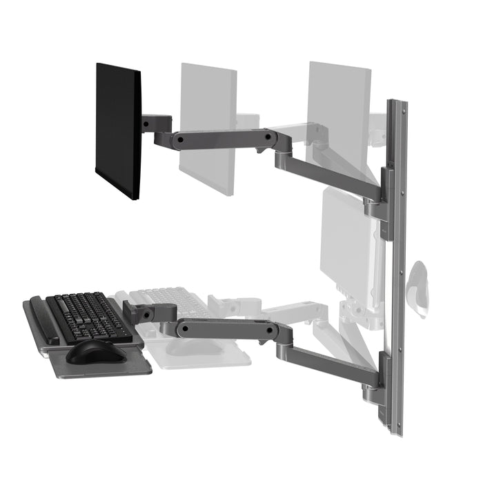 EAN 698833092103 - Ergotron LX Pro Series 45-696-293 soporte para monitor 86,4 cm (34") Pared Gris Oscuro imagen 7