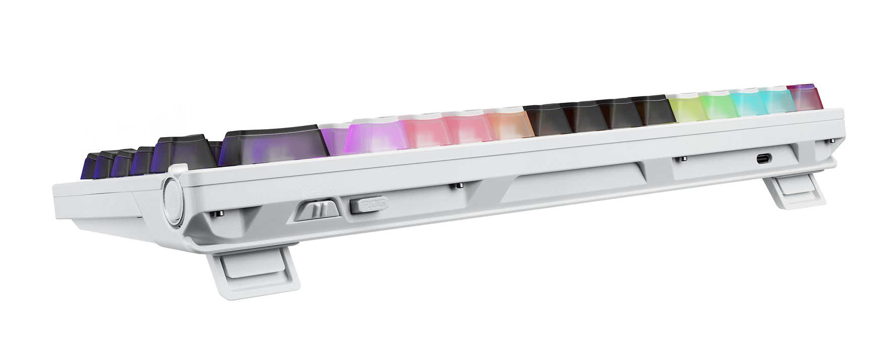 EAN 4711387897355 - ASUS ROG Azoth X teclado Juego USB + RF Wireless + Bluetooth Negro, Blanco imagen 8