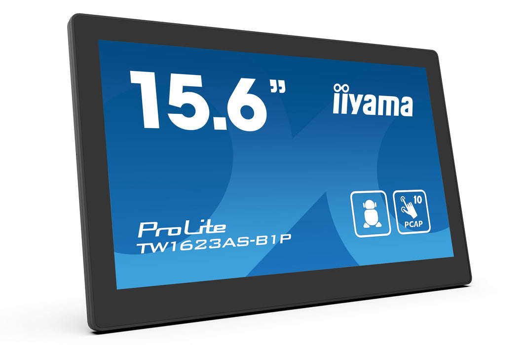 EAN 4948570124534 - iiyama TW1623AS-B1P pantalla de señalización Panel plano interactivo 39,6 cm (15.6") Wifi 450 cd / m² Dou imagen 2