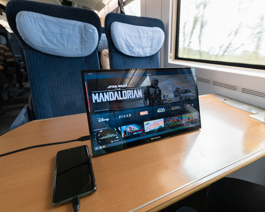 EAN 0023942495932 - Verbatim 49593 pantalla para PC 43,9 cm (17.3") 1920 x 1080 Pixeles Full HD LCD Pantalla táctil Negro imagen 8