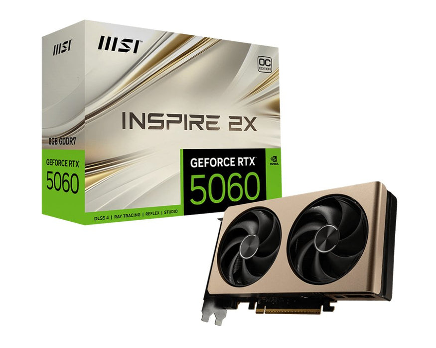 EAN 4711377344210 - MSI GEFORCE RTX 5060 8G INSPIRE 2X OC tarjeta gráfica NVIDIA 8 GB GDDR7 imagen 5