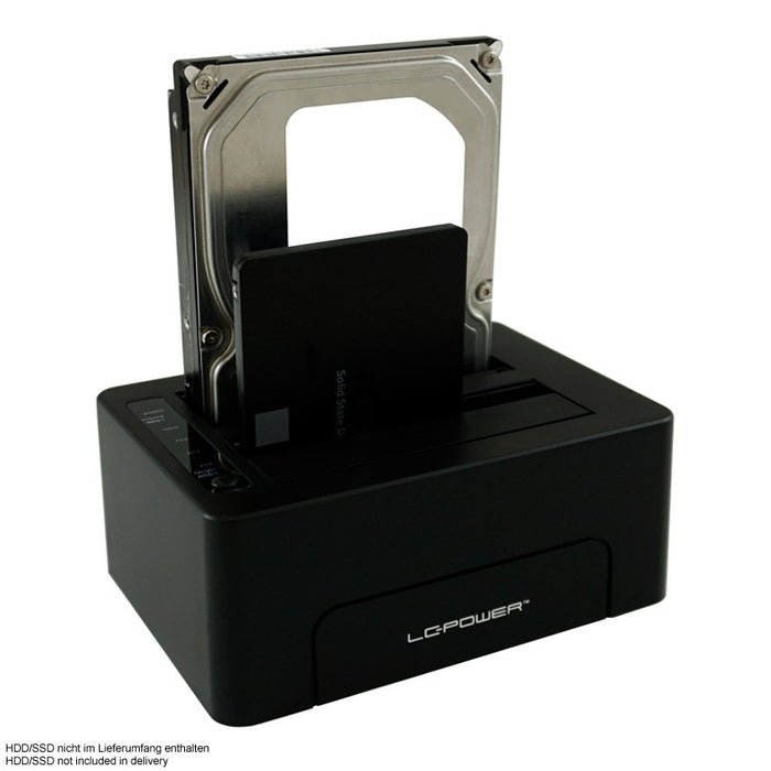 EAN 4260070127038 - LC-Power LC-DOCK-C base de conexión para disco duro USB 3.2 Gen 2 (3.1 Gen 2) Type-C Negro imagen 5