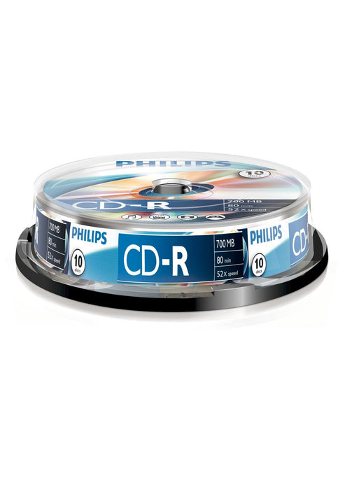 EAN 8712581334543 - Philips CR7D5NB10/00 CD en blanco 700 MB 10 pieza(s) imagen 1