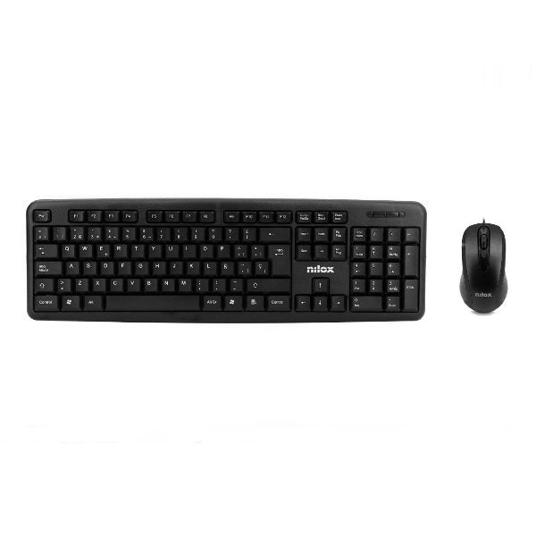 EAN 8436556148491 - Nilox KIT RATON ESP teclado Ratón incluido Universal USB QWERTY Español Negro imagen 13