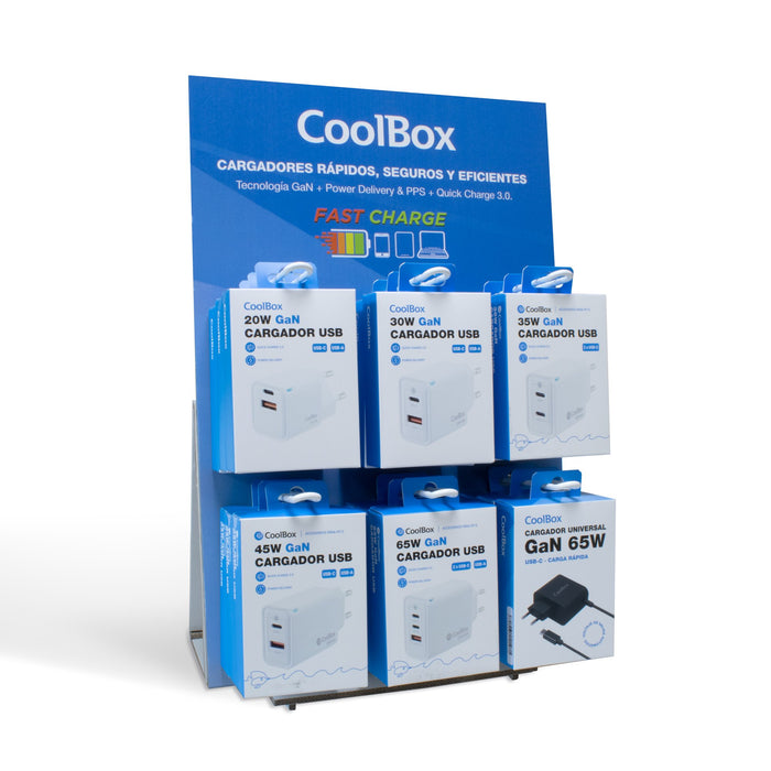 EAN 8436624421006 - CoolBox COO-PACK-GAN cargador de dispositivo móvil Interior imagen 1