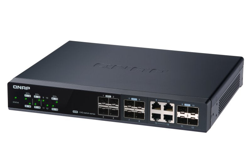 EAN 4713213517826 - QNAP QSW-M1204-4C switch Gestionado 10G Ethernet (100/1000/10000) Negro imagen 9