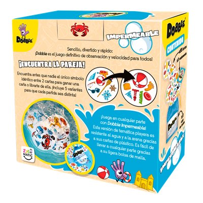 EAN 3558380043324 - Asmodee Dobble Impermeable 15 min Juego De Cartas Lógico imagen 3