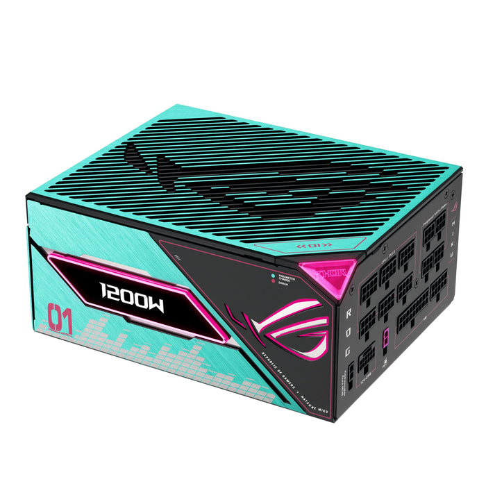 EAN 4711636125581 - ASUS ROG -THOR-1200P3-MIKU unidad de fuente de alimentación 1200 W 20+4 pin ATX ATX Multicolor imagen 6