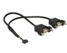 EAN 4043619848324 - DeLOCK 84832 cable USB USB 2.0 0,25 m 2 x USB A Negro imagen 1
