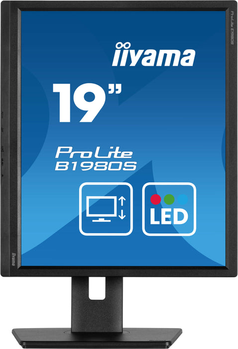 EAN 4948570125425 - iiyama ProLite B1980S-B1 pantalla para PC 48,3 cm (19") 1280 x 1024 Pixeles VGA LED Negro imagen 3