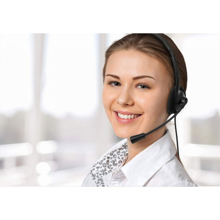 EAN 0766623179850 - Manhattan 179850 auricular y casco Auriculares Alámbrico Diadema Oficina/Centro de llamadas USB tipo A Ne imagen 7