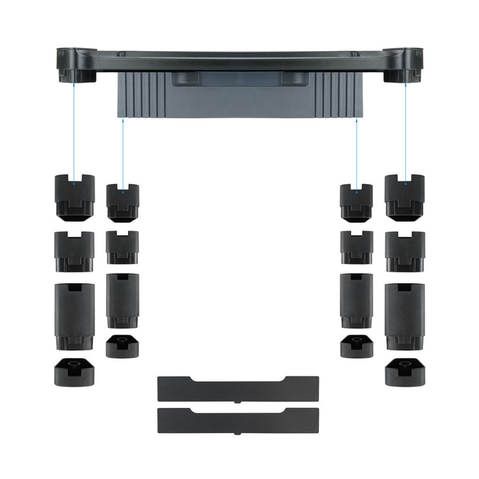 EAN 8433281009851 - TooQ MMPSSD01 soporte para monitor Escritorio Negro imagen 13
