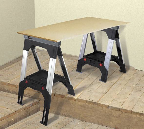 EAN 3253561929809 - Stanley 1-92-980 caballete 2 pieza(s) Aluminio Plegable imagen 3